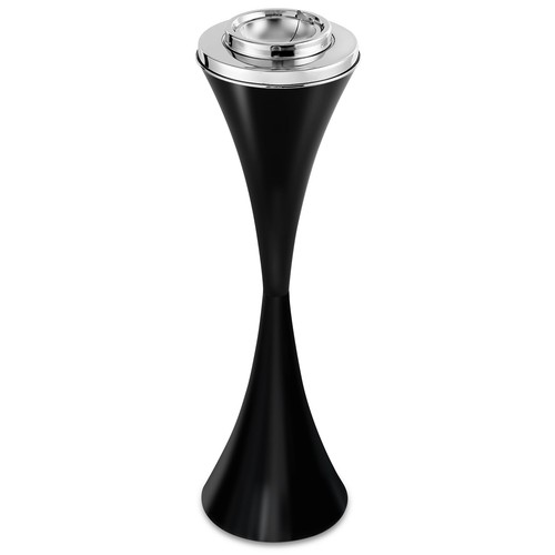 Ashtray black floor standing - ashtray,black,