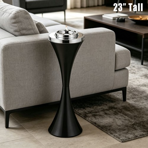 Floor standing ash tray - tray, lid