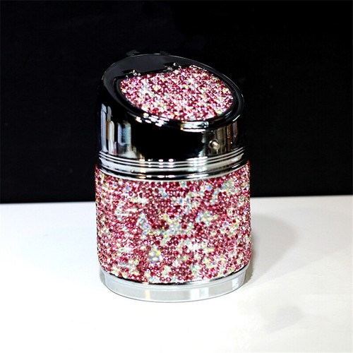 Crystal diamonds car ashtray - car,