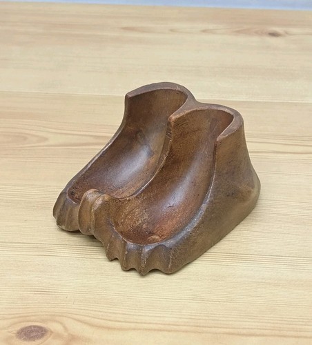 Vintage carved wooden - carved,