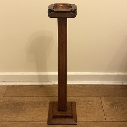 Vintage wooden column standing - vintage,