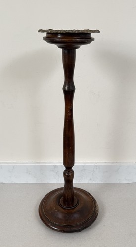 Standing ashtray turned wood - standing,