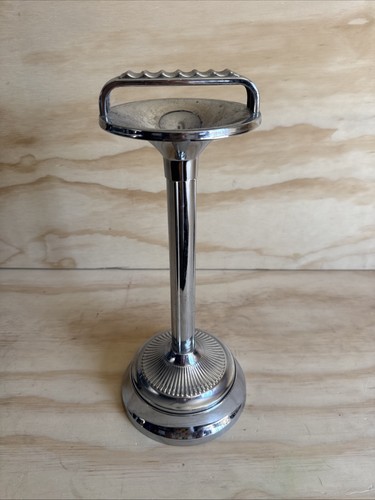 Vintage metal smoking stand - vintage,