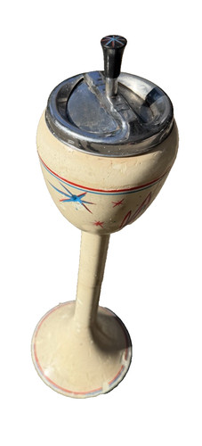 Vintage stand ashtray - vintage,