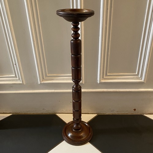 Vintage pedestal plant lamp - vintage,