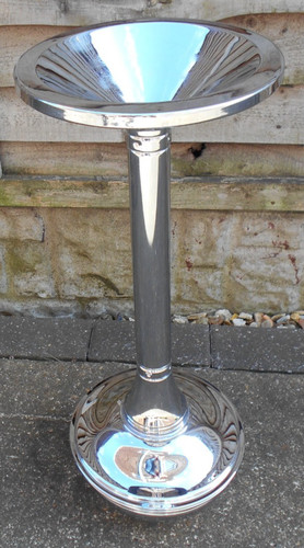 Vintage chrome floor - chrome,